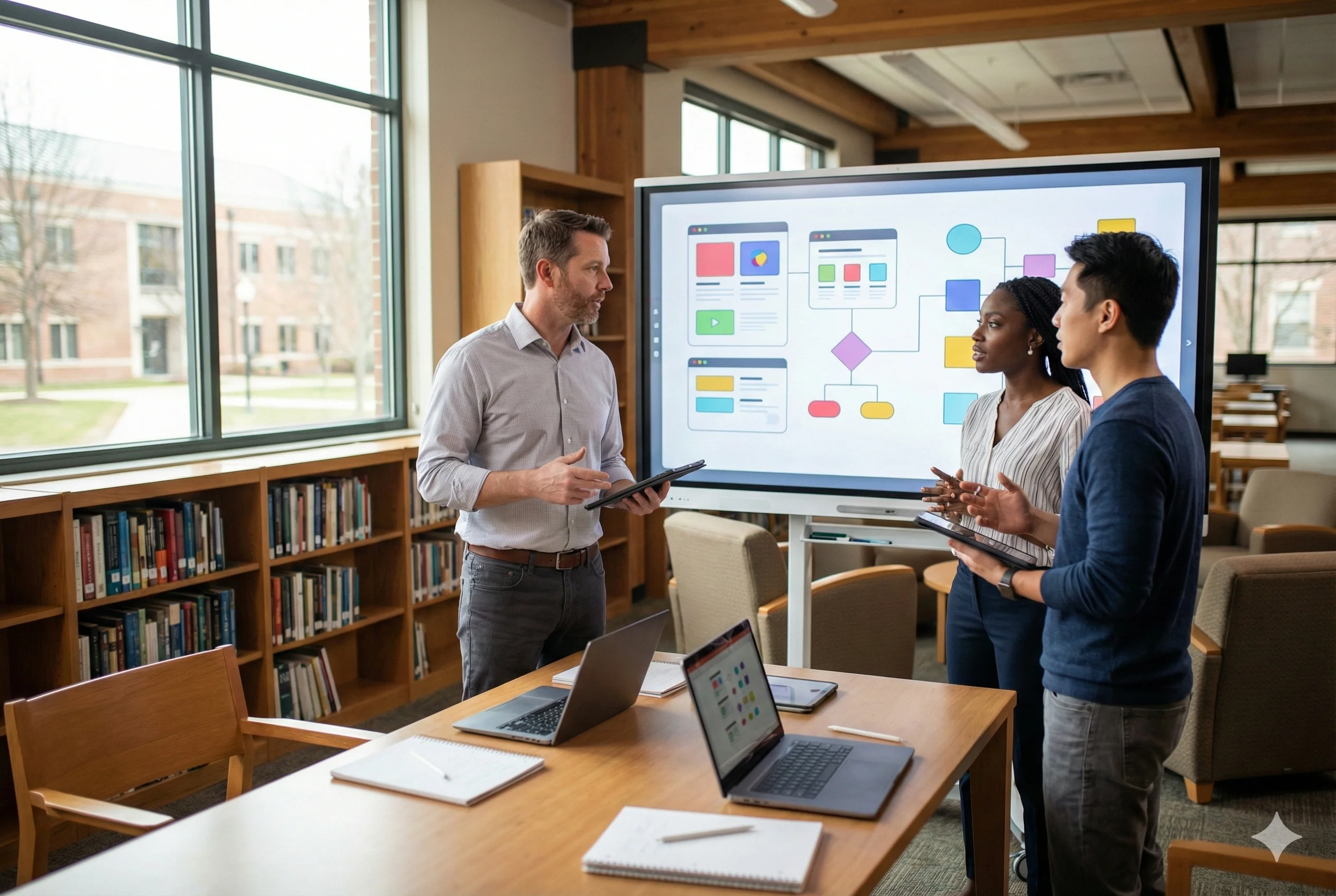 Professional office workspace